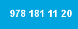 978 181 11 20 978 181 11 20